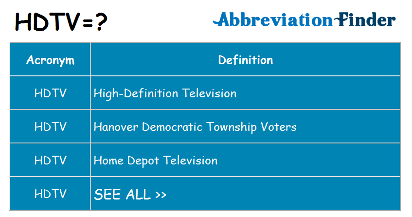 HDTV