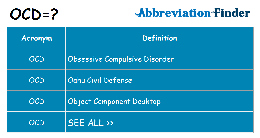 OCD