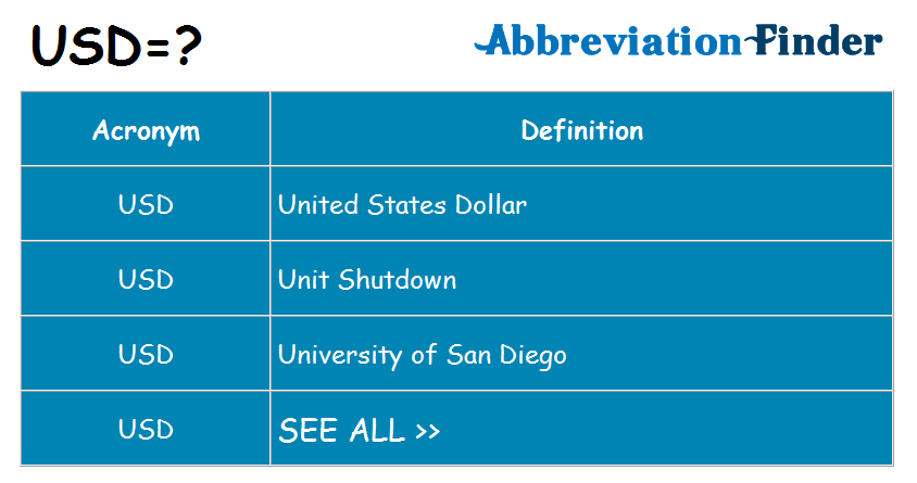 USD