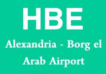 Alexandria - Borg el Arab Airport Code (HBE)