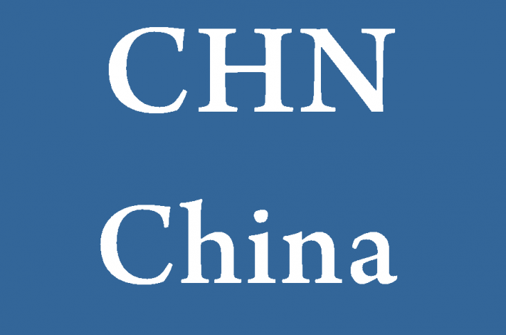 Three-Letter Country Code for China