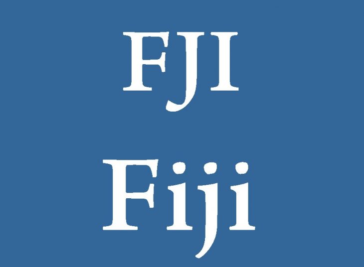 Three-Letter Country Code for Fiji