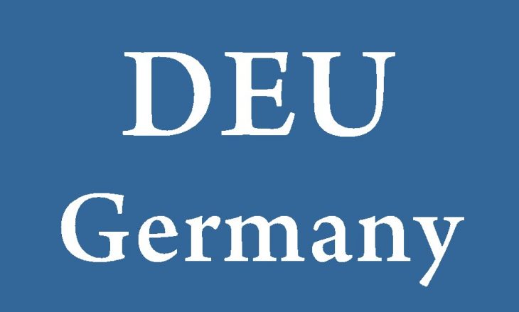 Three-Letter Country Code for Germany