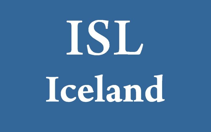 Three-Letter Country Code for Iceland
