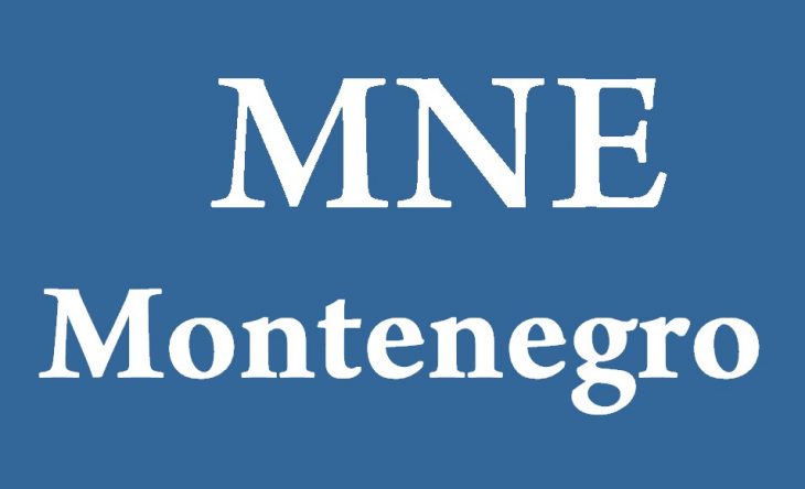 Three-Letter Country Code for Montenegro