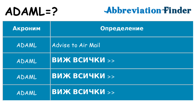 Какво прави adaml престои