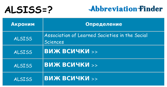 Какво прави alsiss престои