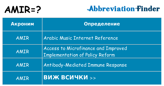 Какво прави amir престои