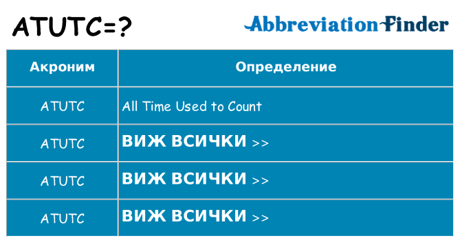 Какво прави atutc престои