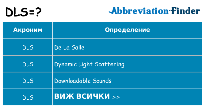 Какво прави dls престои