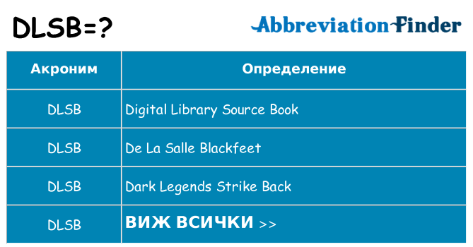 Какво прави dlsb престои