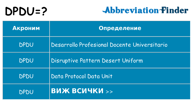 Какво прави dpdu престои