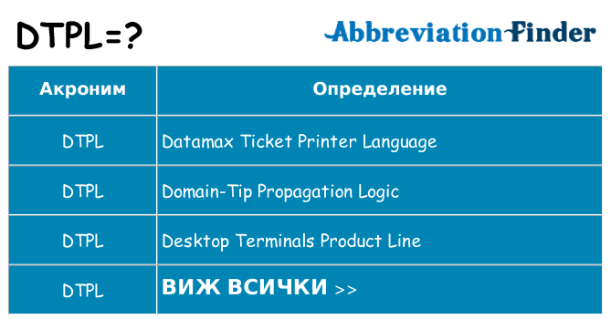 Какво прави dtpl престои