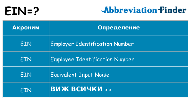 Какво прави ein престои