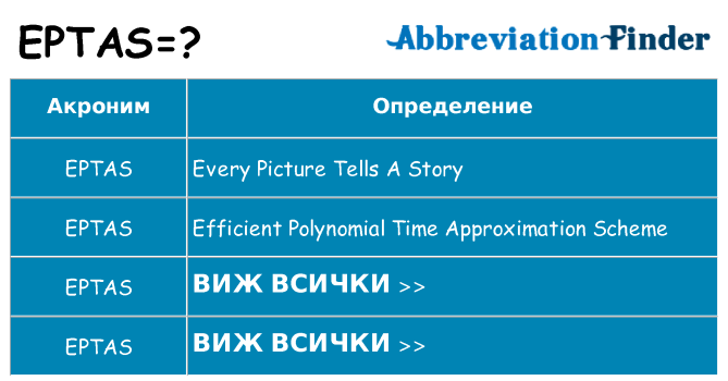Какво прави eptas престои