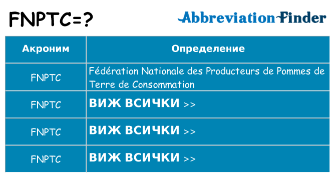 Какво прави fnptc престои