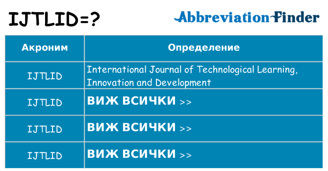 Какво прави ijtlid престои