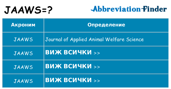 Какво прави jaaws престои