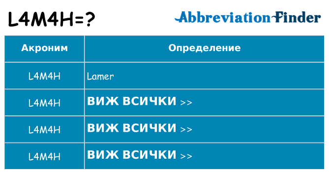 Какво прави l4m4h престои