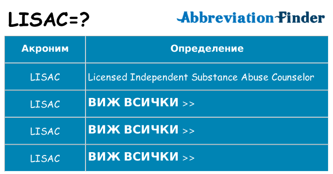 Какво прави lisac престои