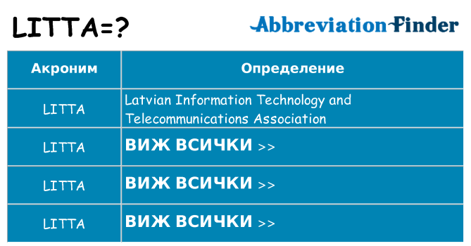 Какво прави litta престои