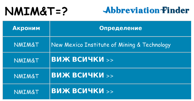 Какво прави nmimt престои