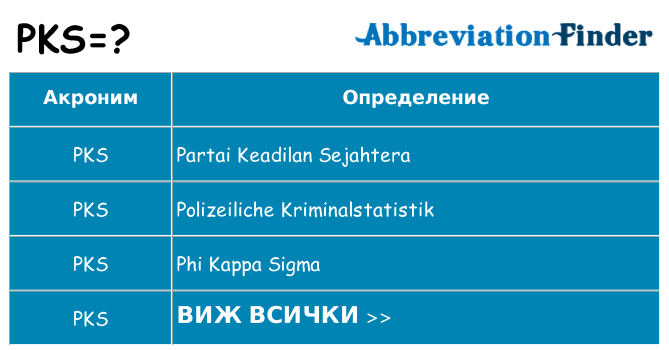 Какво прави pks престои