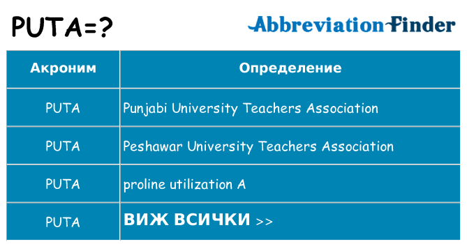 Какво прави puta престои