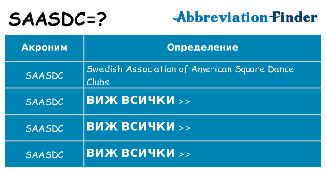 Какво прави saasdc престои