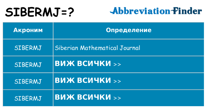 Какво прави sibermj престои
