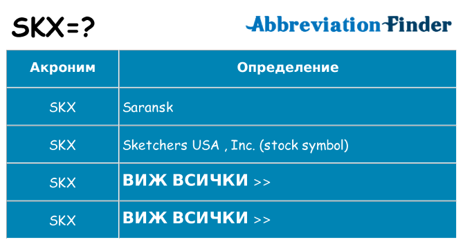 Какво прави skx престои