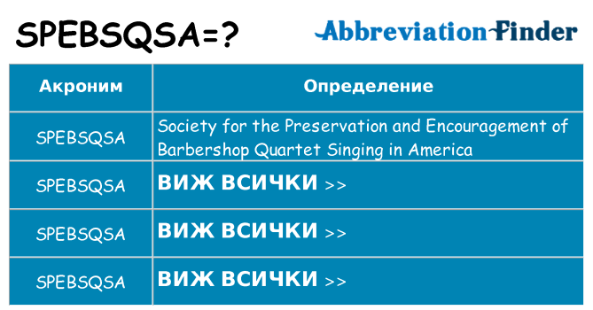 Какво прави spebsqsa престои