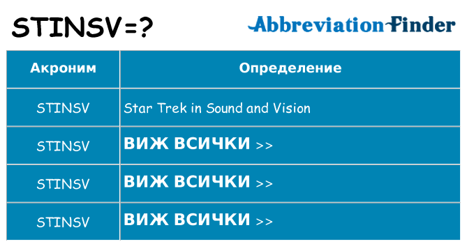 Какво прави stinsv престои