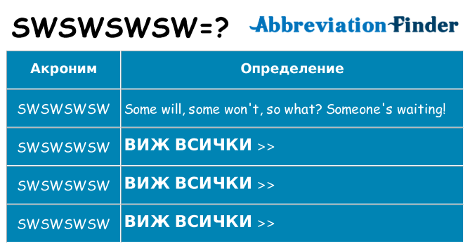 Какво прави swswswsw престои