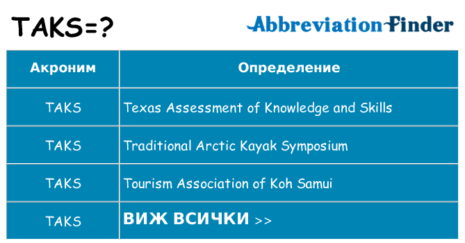 Какво прави taks престои