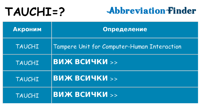 Какво прави tauchi престои