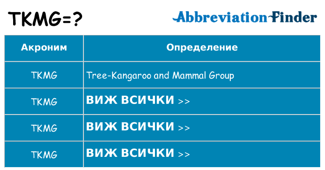 Какво прави tkmg престои