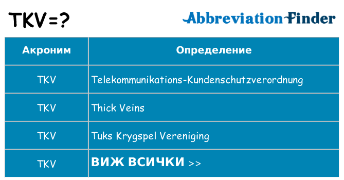 Какво прави tkv престои