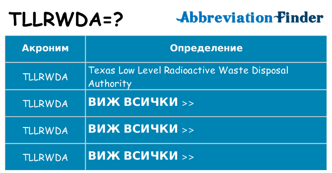 Какво прави tllrwda престои