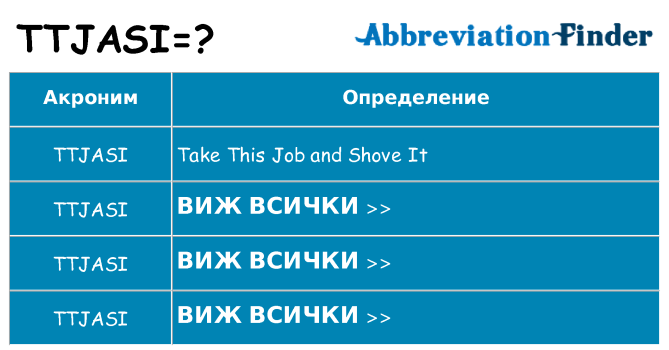 Какво прави ttjasi престои