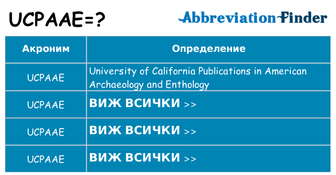 Какво прави ucpaae престои