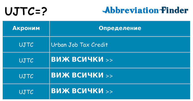 Какво прави ujtc престои