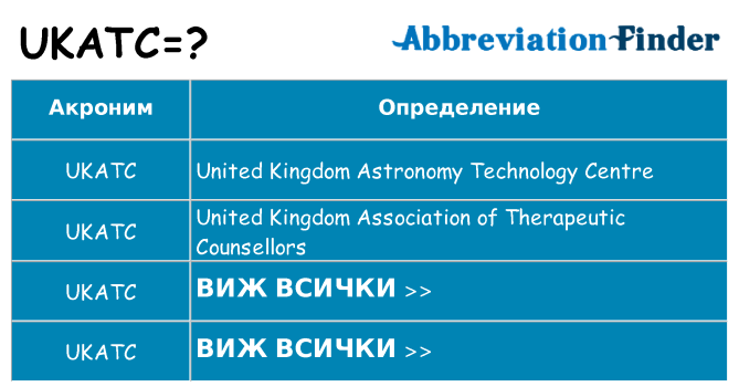 Какво прави ukatc престои