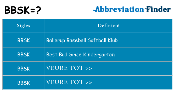 Què representen bbsk
