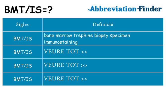 Què representen bmtis