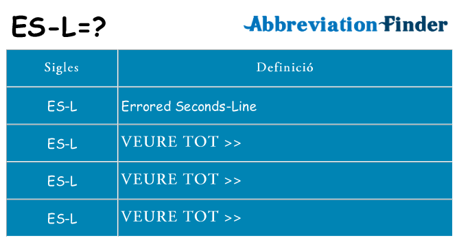 Què representen es-l