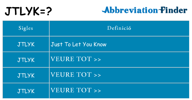 Què representen jtlyk