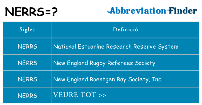 Què representen nerrs