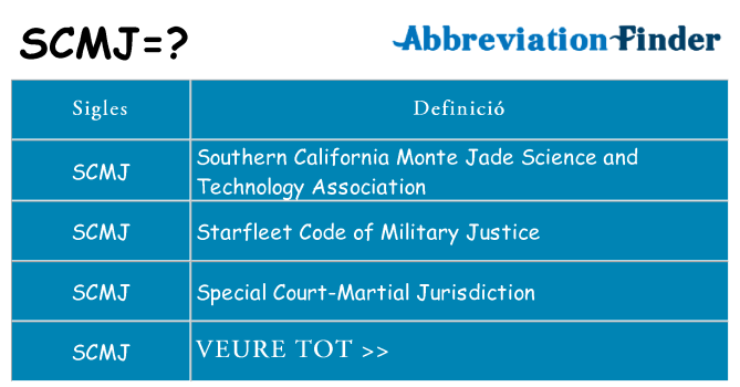 Què representen scmj