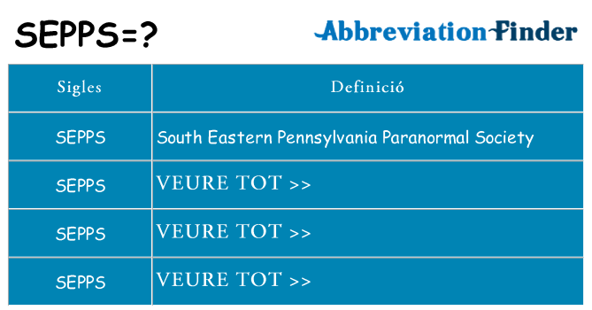 Què representen sepps